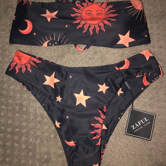 zaful moon bikini